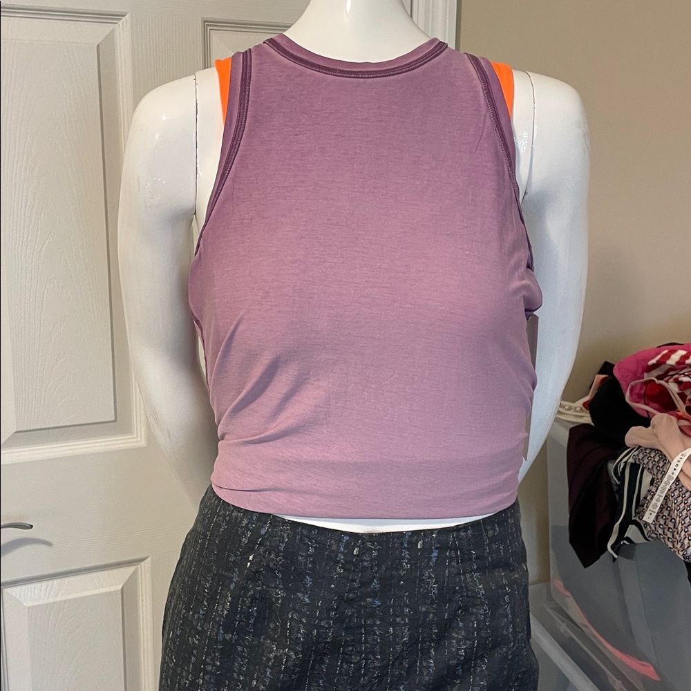 Lululemon ALL TIED UP TANK SIZE 4 NWT rustic lavender - Picture 4 of 11